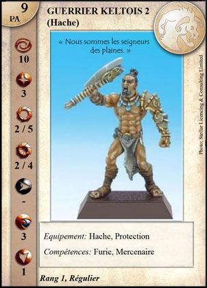 Guerrier Keltois 2 (Hache)